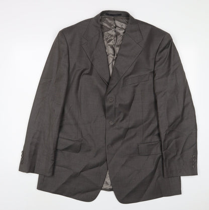 Mens UK Size 44 Marks and Spencer Regular Grey Suit Jacket