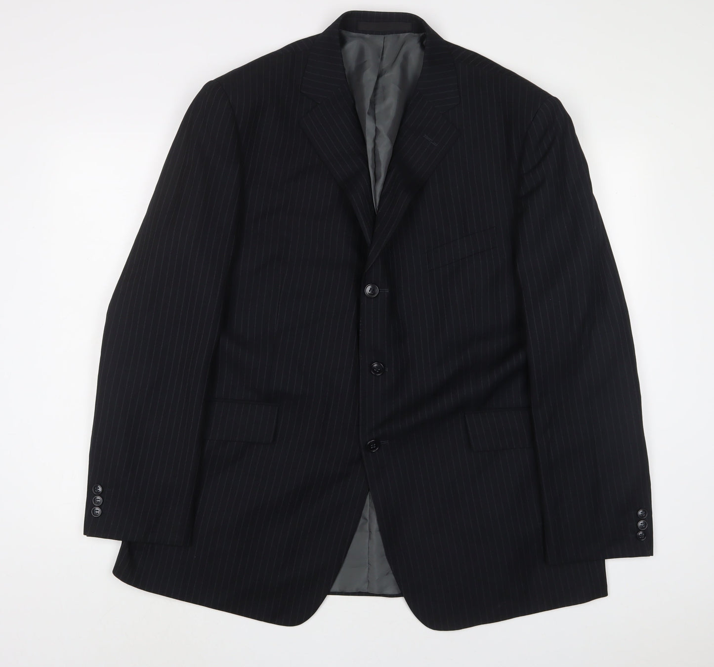 Mens UK Size 44 Marks and Spencer Regular Black Suit Jacket