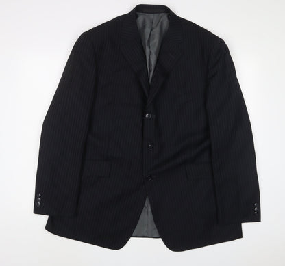 Mens UK Size 44 Marks and Spencer Regular Black Suit Jacket