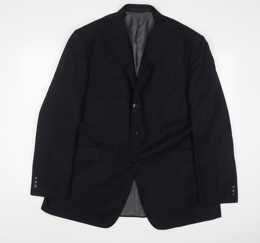 Mens UK Size 44 Marks and Spencer Regular Black Suit Jacket