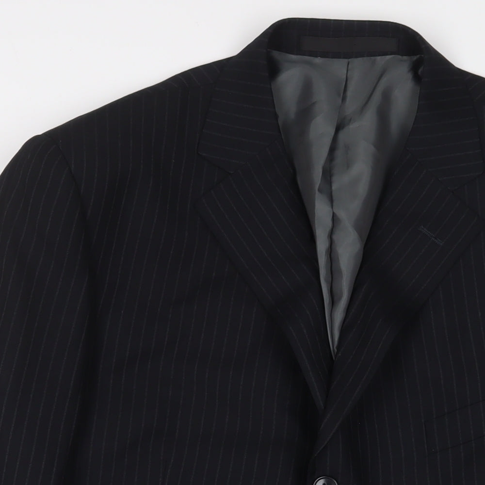 Mens UK Size 44 Marks and Spencer Regular Black Suit Jacket