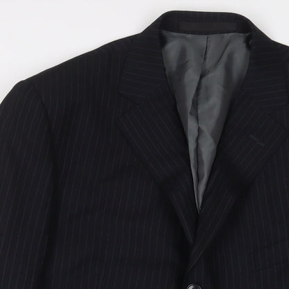 Mens UK Size 44 Marks and Spencer Regular Black Suit Jacket