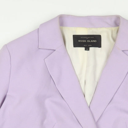 Womens UK Size 14 River Island Purple Jacket