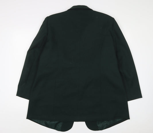 essence Womens Green Jacket Blazer Size 20 Button