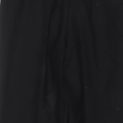 Horne Brothers Mens Black Polyester Trousers Size 30 in L30 in Regular Zip