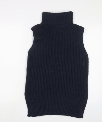 Womens UK Size XS Marks and Spencer Blue Pullover Jumper