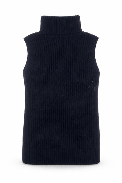 Marks & Spencer Womens Blue Roll Neck Polyester Pullover Jumper Size XS