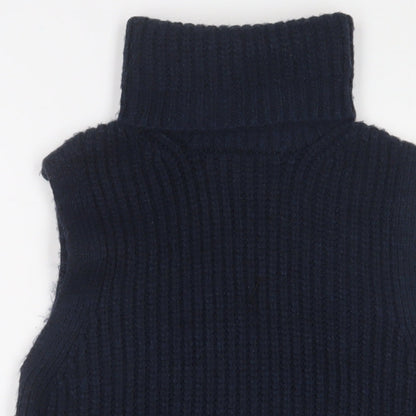 Womens UK Size XS Marks and Spencer Blue Pullover Jumper