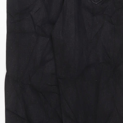 Womens UK Size 8 Marks and Spencer Regular Fit Mom Black Jeans