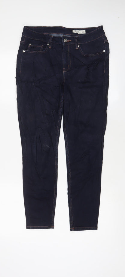Womens UK Size 10 Marks and Spencer Regular Fit Skinny Blue Jeans