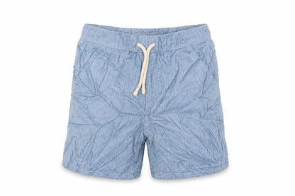 Marks & Spencer Boys Blue Cotton Bermuda Shorts Size 11-12 Years L6 in Regular Drawstring