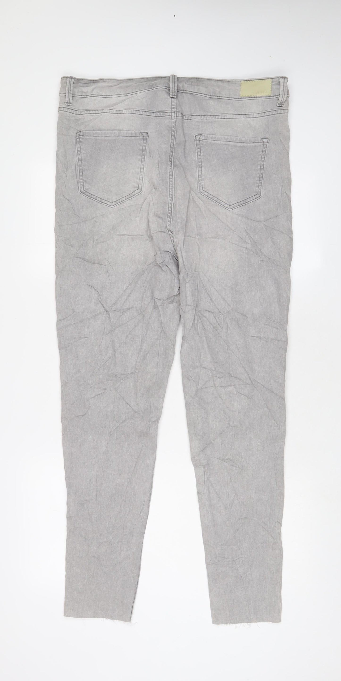 Womens UK Size 18 Marks and Spencer Regular Fit Skinny Grey Jeans
