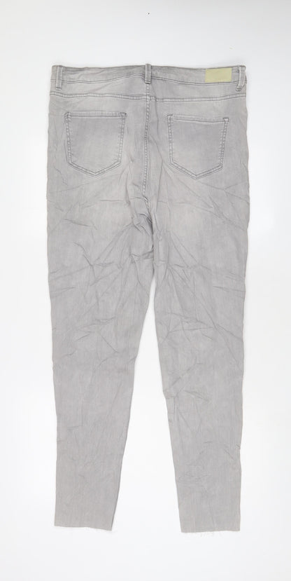 Womens UK Size 18 Marks and Spencer Regular Fit Skinny Grey Jeans