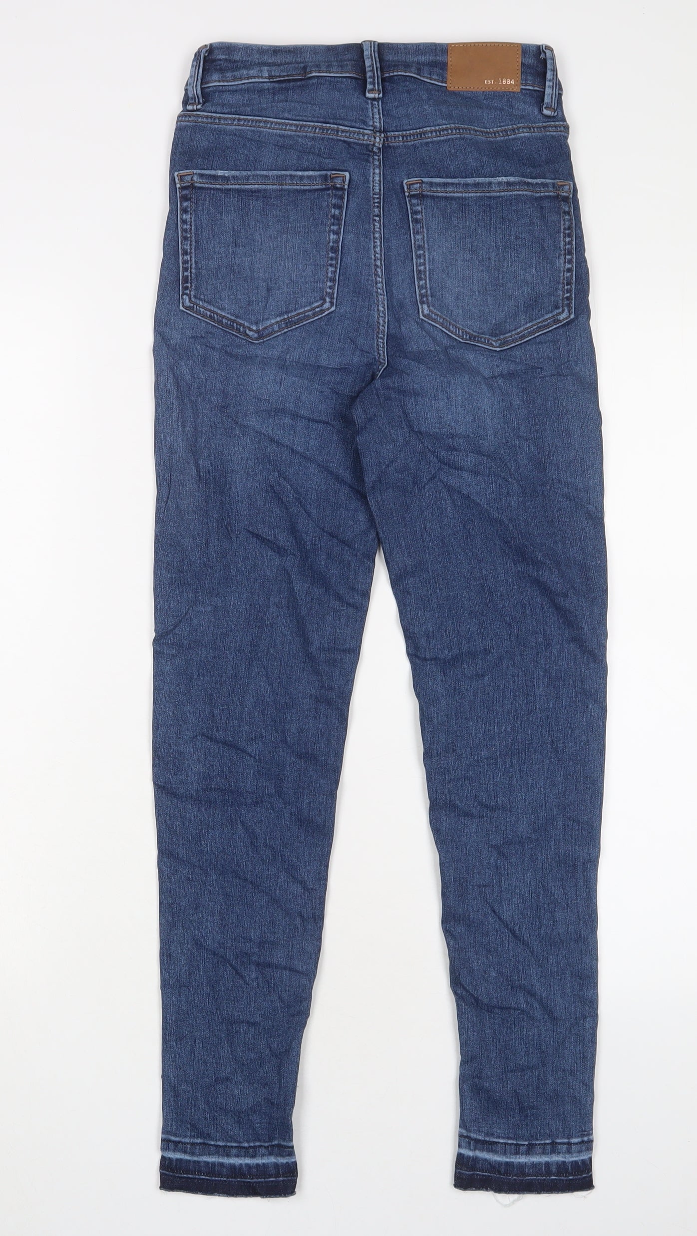 Womens UK Size 6 Marks and Spencer Regular Fit Skinny Blue Jeans
