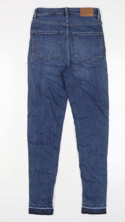 Womens UK Size 6 Marks and Spencer Regular Fit Skinny Blue Jeans