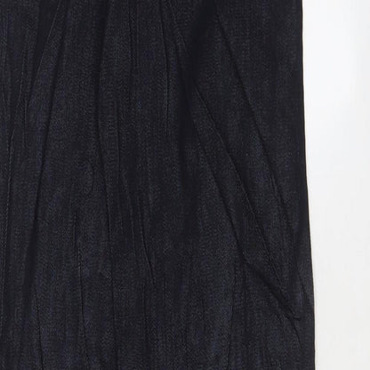 Autograph Womens Blue Cotton Straight Jeans Size 6 L28 in Regular Zip