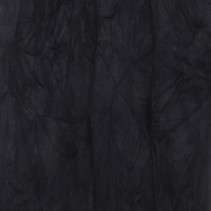 Marks and Spencer Mens Black Cotton Trousers Size 30 in L33 in Regular Hook & Eye - Long Leg