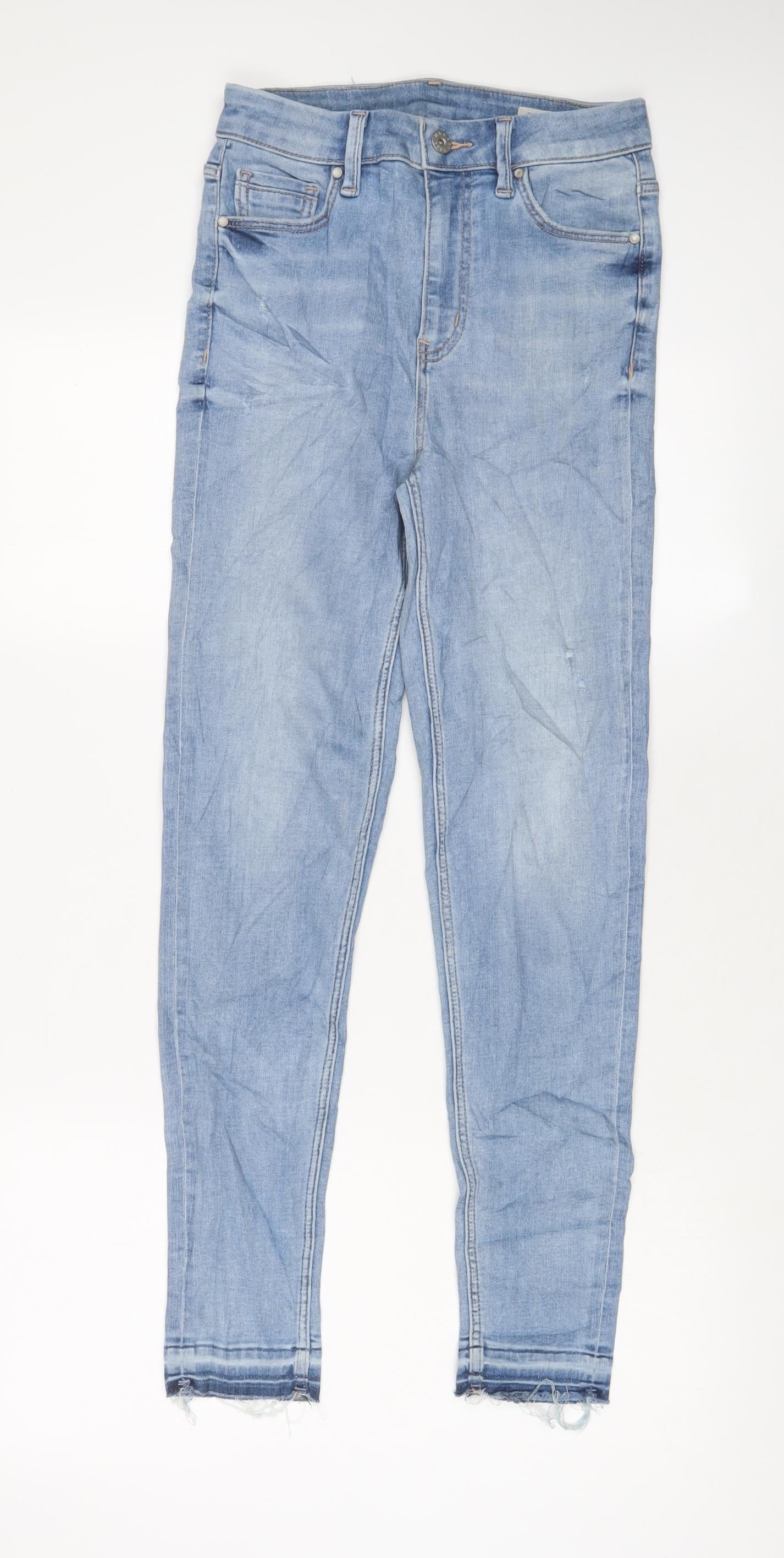 Womens UK Size 6 Marks and Spencer Regular Fit Skinny Blue Jeans