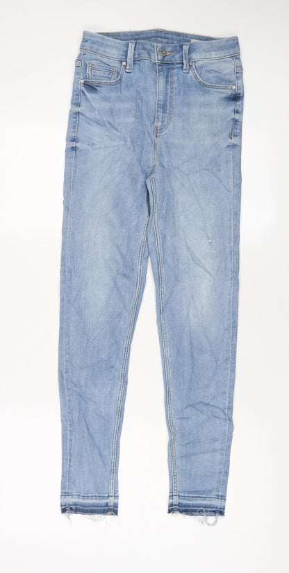 Womens UK Size 6 Marks and Spencer Regular Fit Skinny Blue Jeans