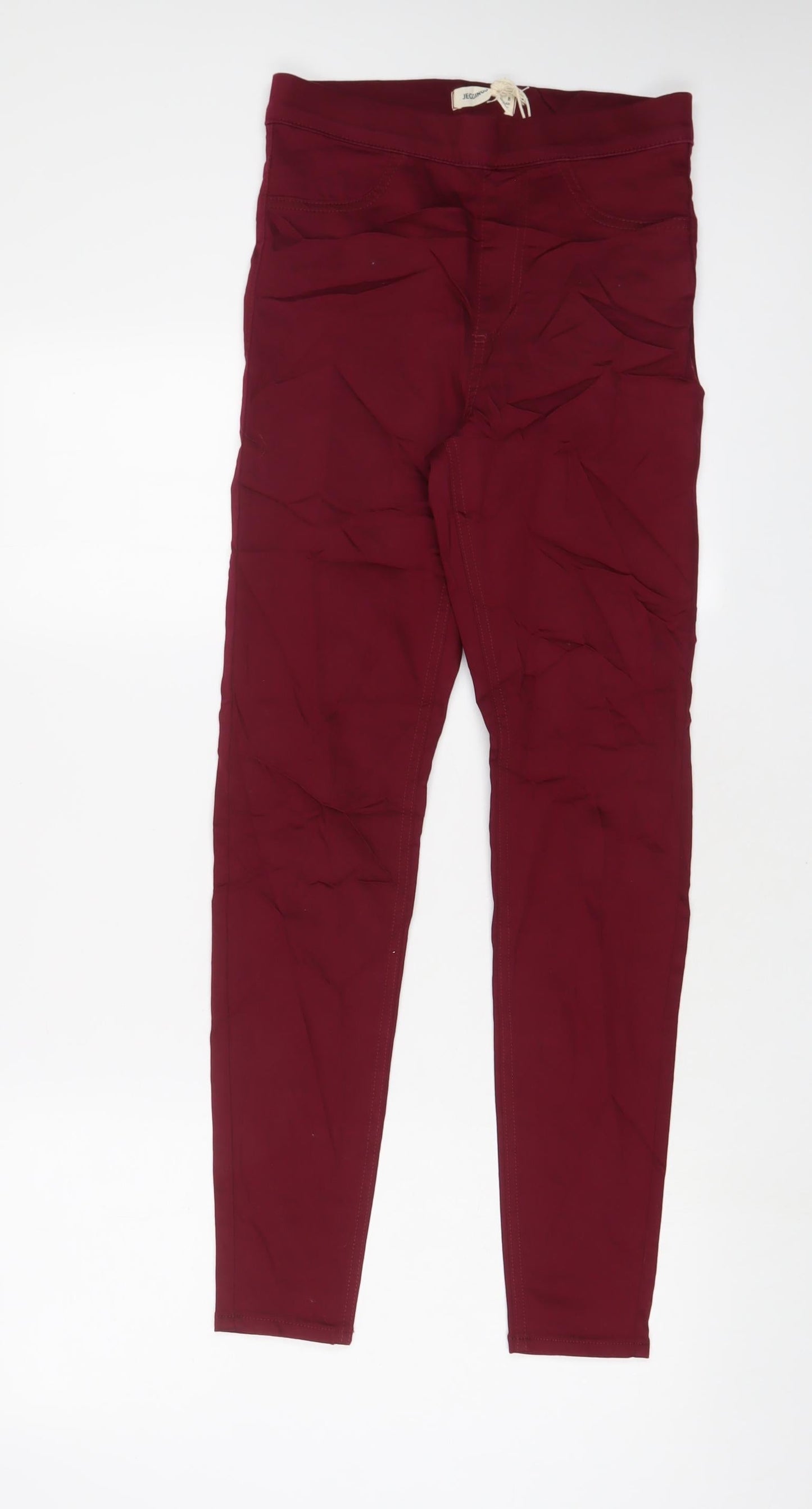 Womens UK Size 8 Marks and Spencer Regular Fit Jegging Purple Jeans