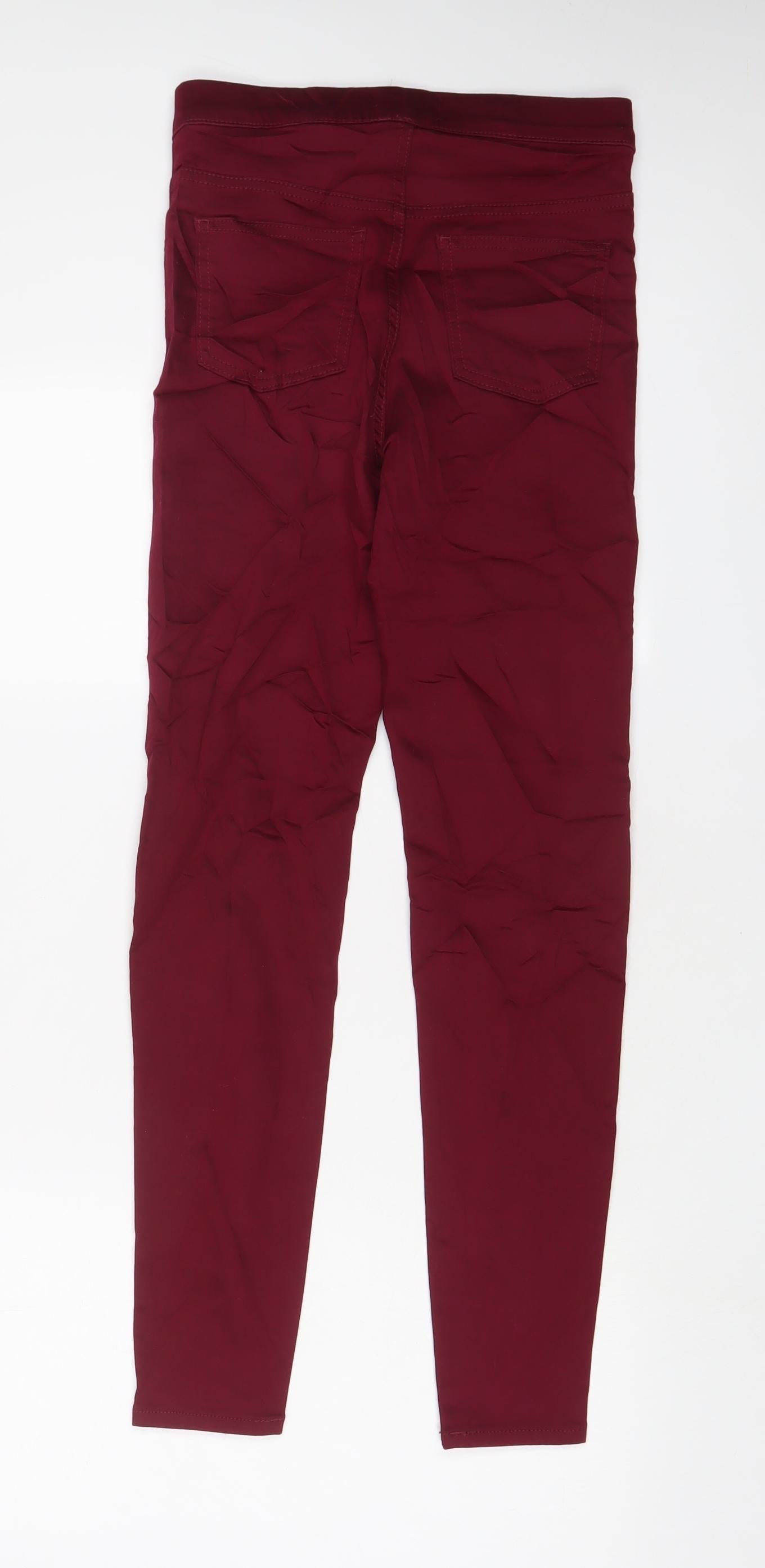 Womens UK Size 8 Marks and Spencer Regular Fit Jegging Purple Jeans