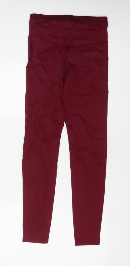Womens UK Size 8 Marks and Spencer Regular Fit Jegging Purple Jeans