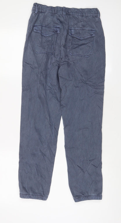 Womens UK Size 8 Marks and Spencer Regular Fit Tapered Blue Jeans