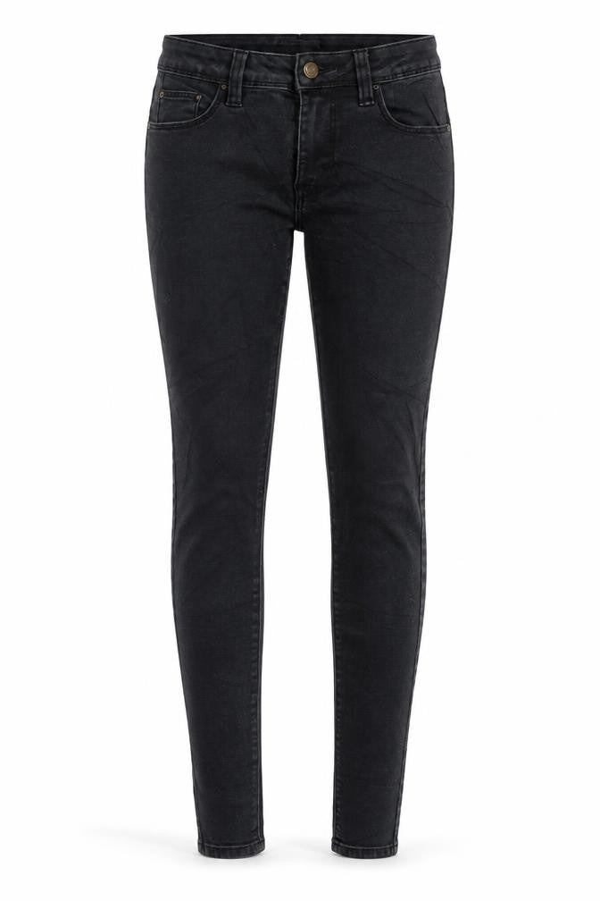 Womens UK Size 8 Denim & Co. Regular Fit Skinny Black Jeans