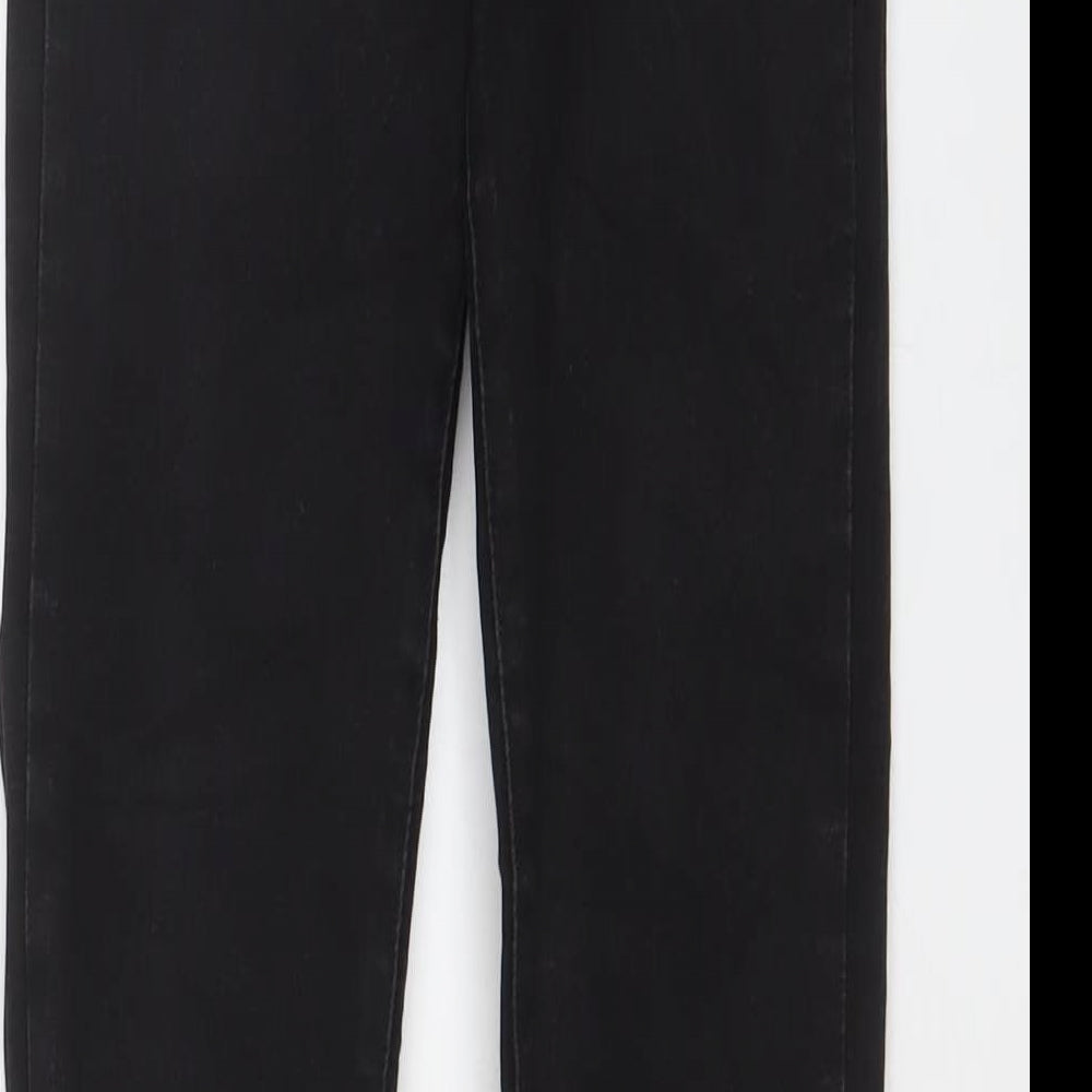 Denim & Co. Womens Black Cotton Skinny Jeans Size 8 L30 in Regular Zip