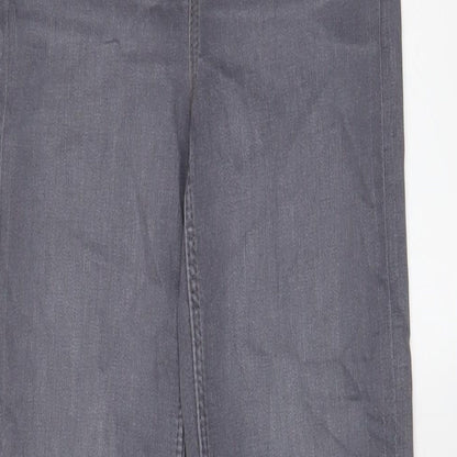 Womens UK Size 6 Marks and Spencer Regular Fit Straight Grey Jeans