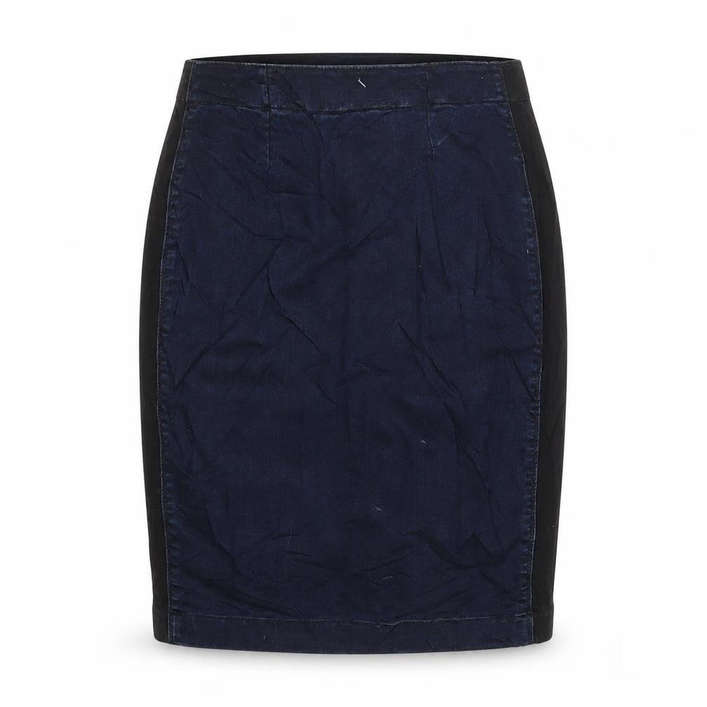 Womens UK Size 8 F&F A-Line Denim Skirt