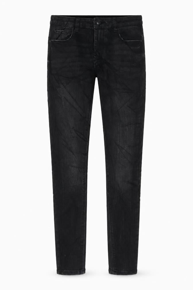 Denim & Co. Womens Black Cotton Skinny Jeans Size 10 L32 in Regular Zip