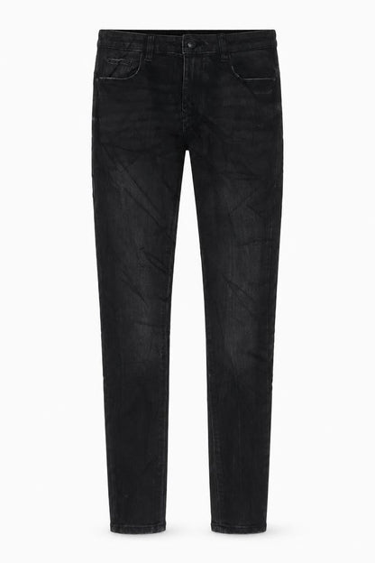 Denim & Co. Womens Black Cotton Skinny Jeans Size 10 L32 in Regular Zip