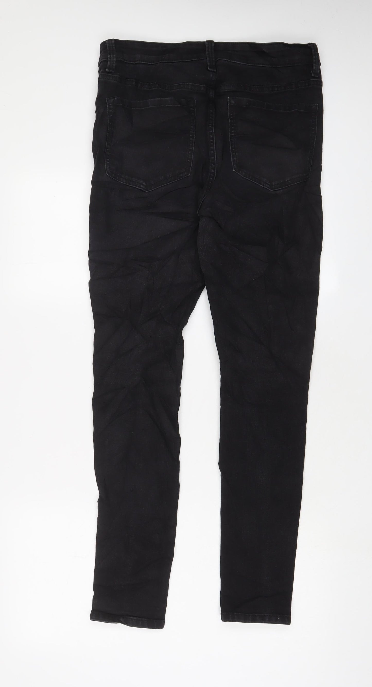 Womens UK Size 12 Marks and Spencer Regular Fit Skinny Black Jeans