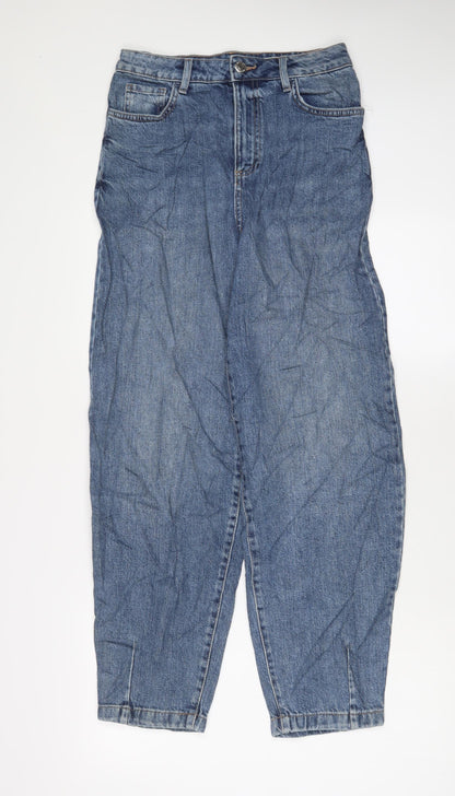 Womens UK Size 8 Marks and Spencer Slim Fit Mom Blue Jeans