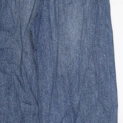 Womens UK Size 8 Marks and Spencer Slim Fit Mom Blue Jeans