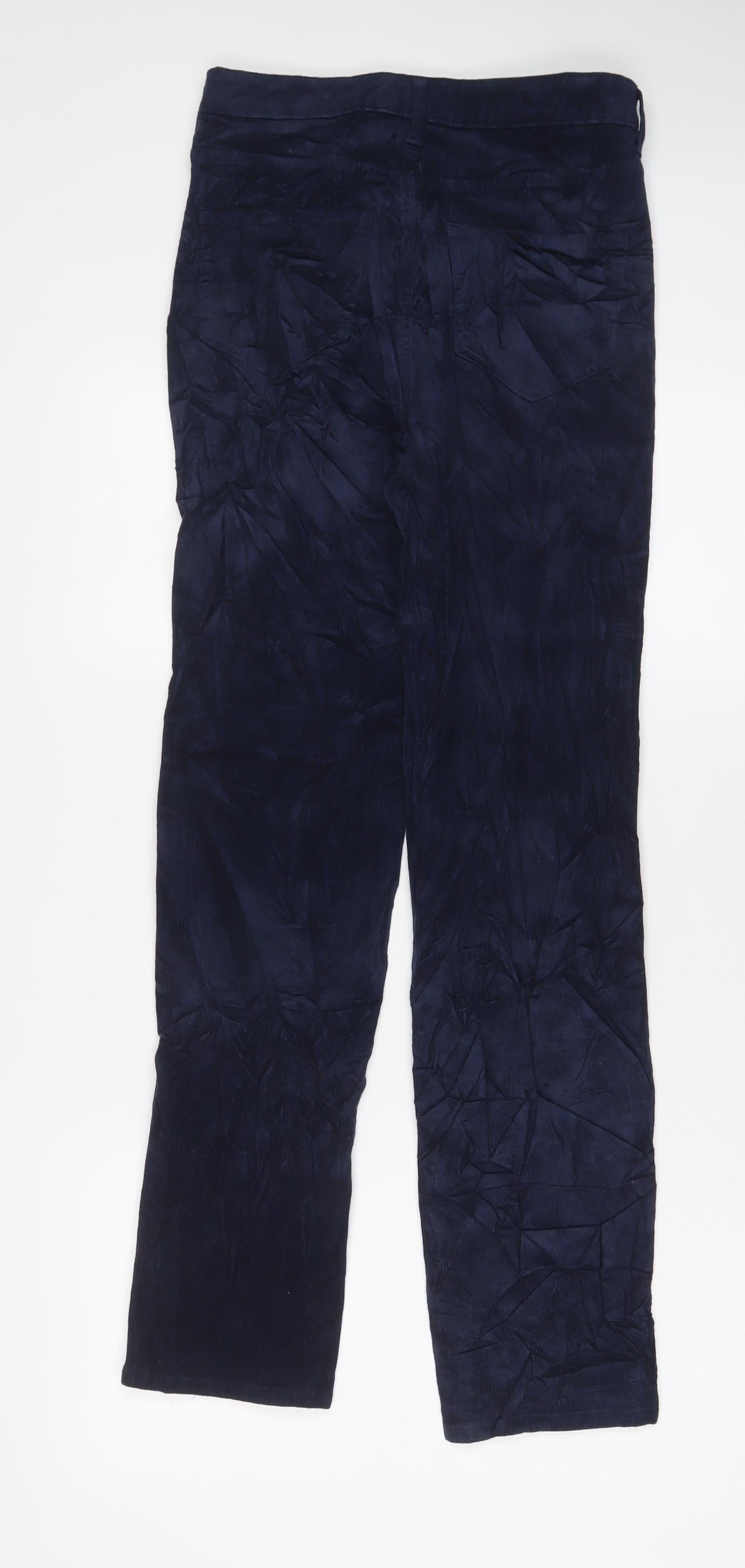 Womens UK Size 8 Marks and Spencer Extra-Slim Fit  Blue Trousers
