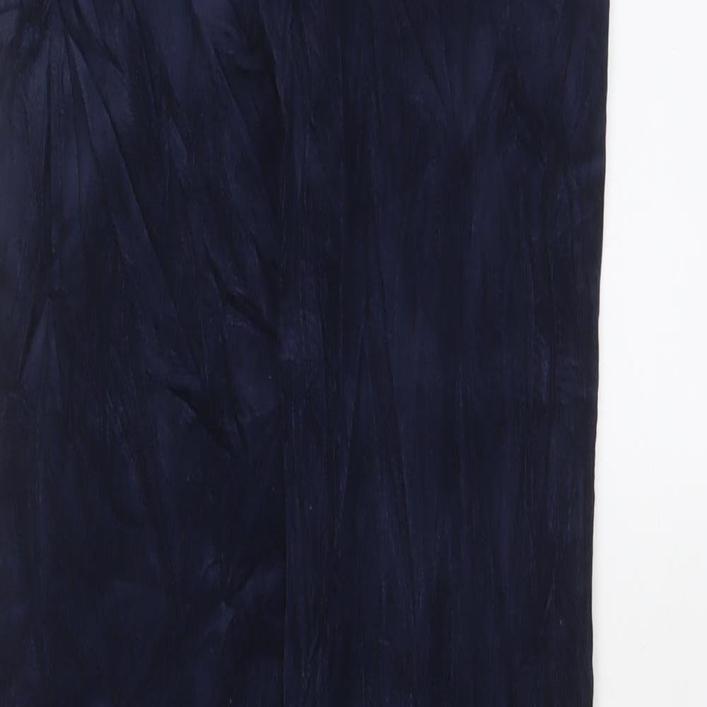 Womens UK Size 8 Marks and Spencer Extra-Slim Fit  Blue Trousers