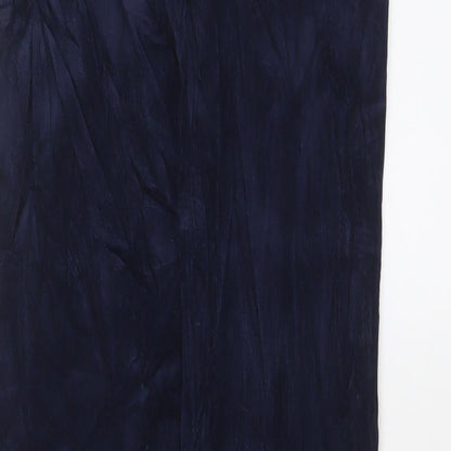 Womens UK Size 8 Marks and Spencer Extra-Slim Fit  Blue Trousers
