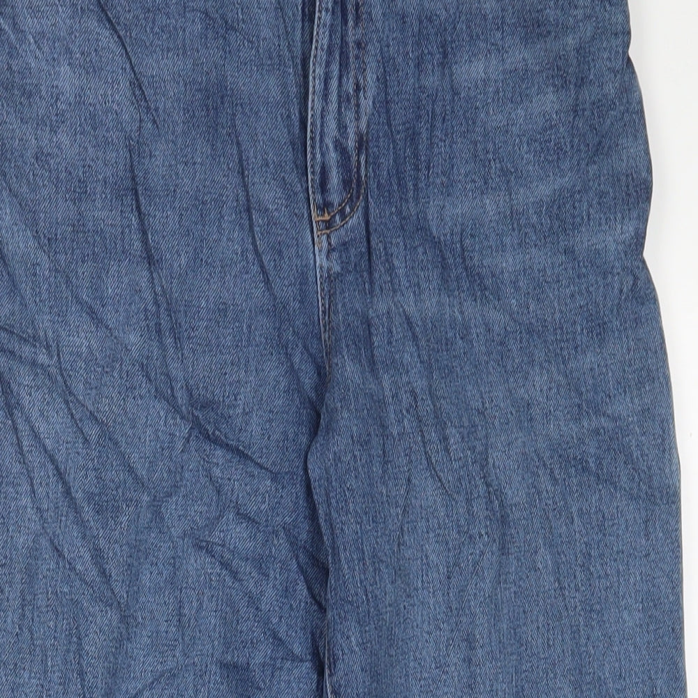 Womens UK Size 6 Marks and Spencer Regular Fit Mom Blue Jeans