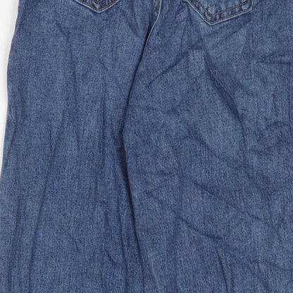 Womens UK Size 6 Marks and Spencer Regular Fit Mom Blue Jeans