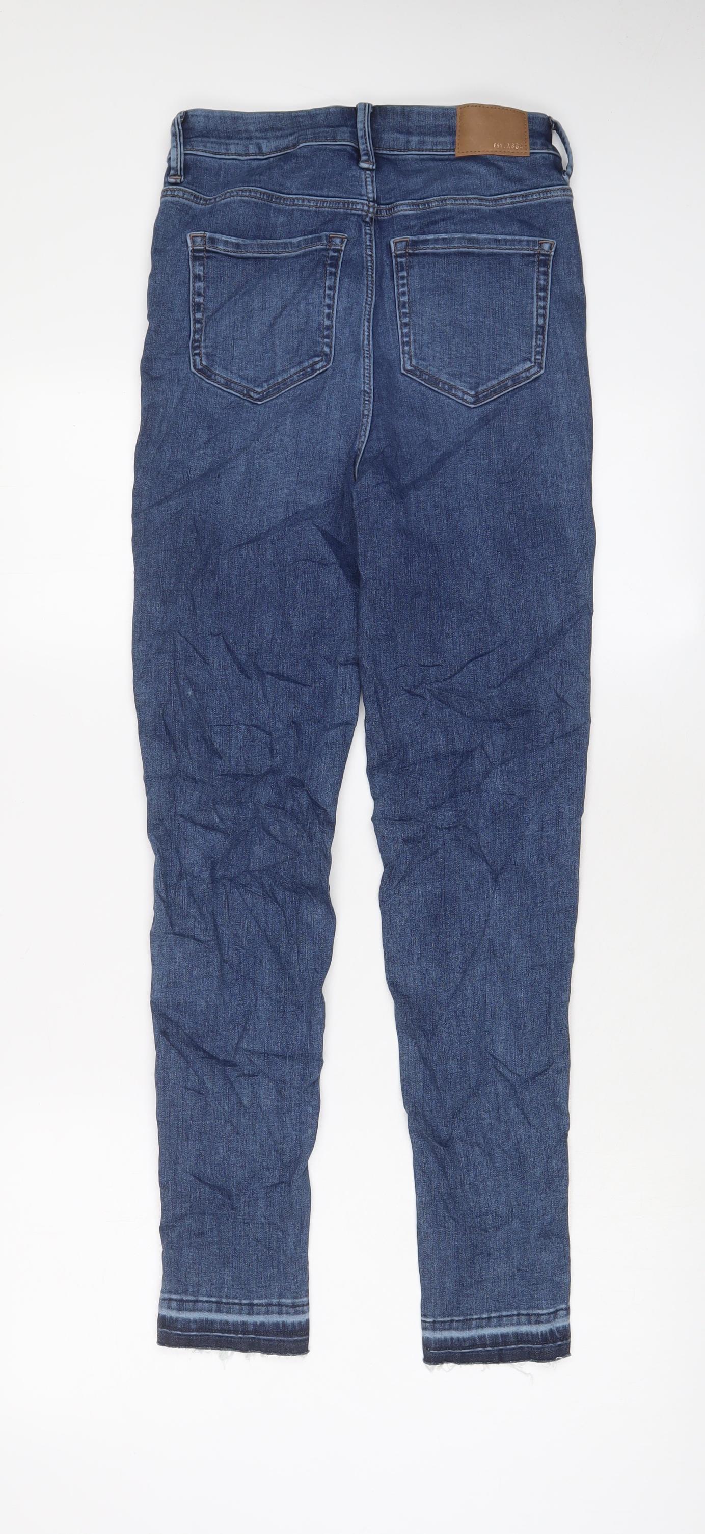 Womens UK Size 6 Marks and Spencer Regular Fit Skinny Blue Jeans