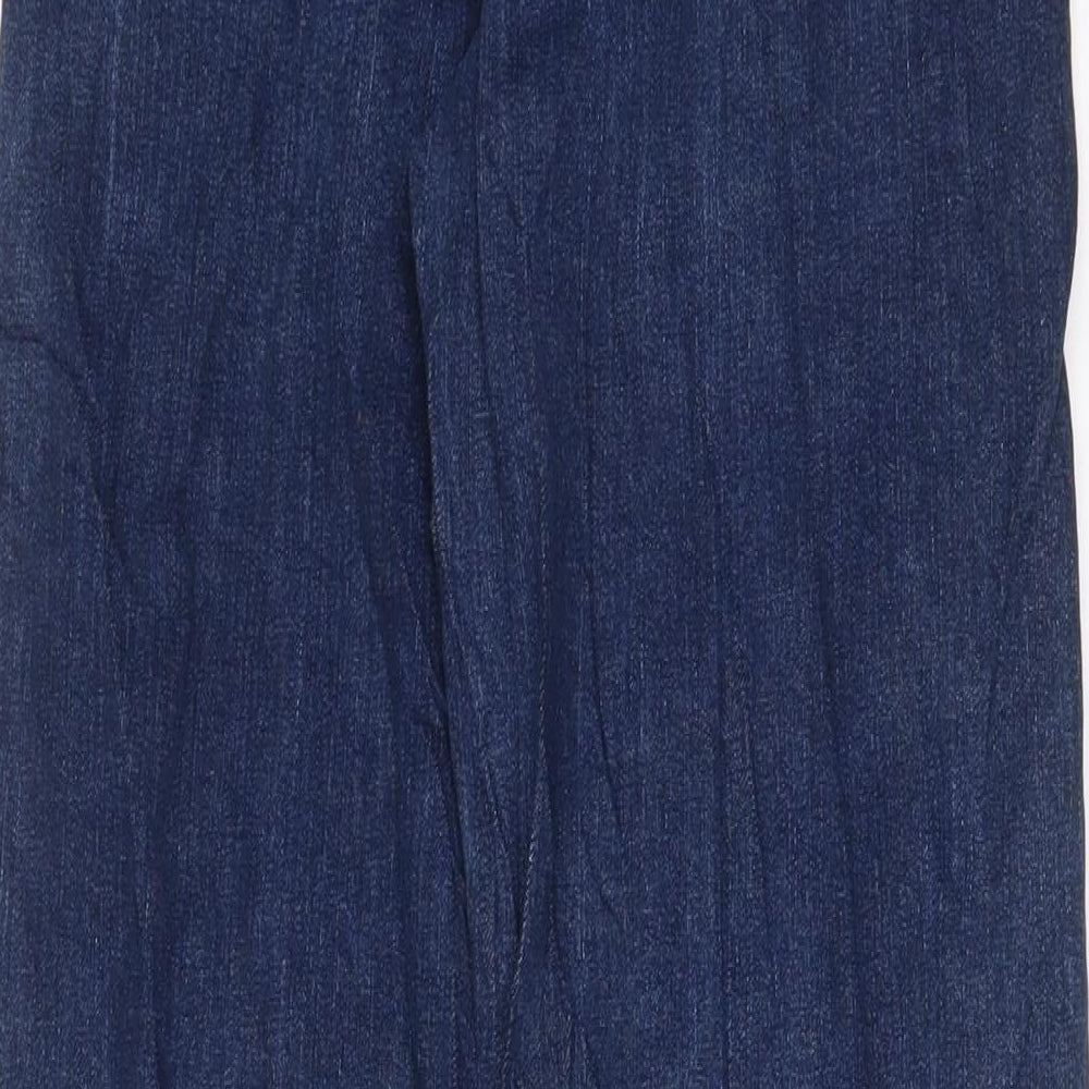 Womens UK Size 6 Marks and Spencer Regular Fit Boyfriend Blue Jeans