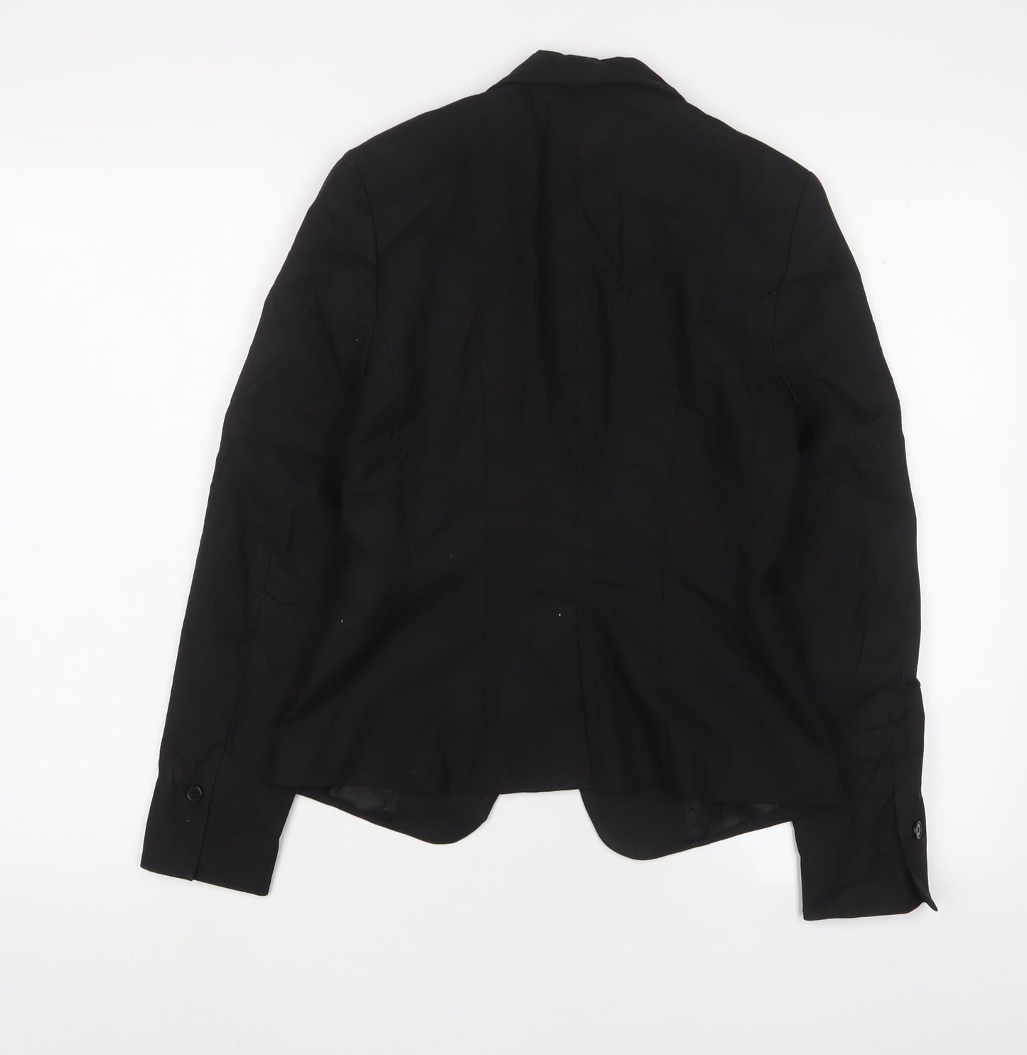Womens UK Size 8 H&M Black Jacket