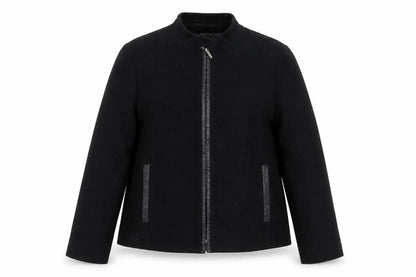 Marks & Spencer Womens Black Jacket Size 14 Zip