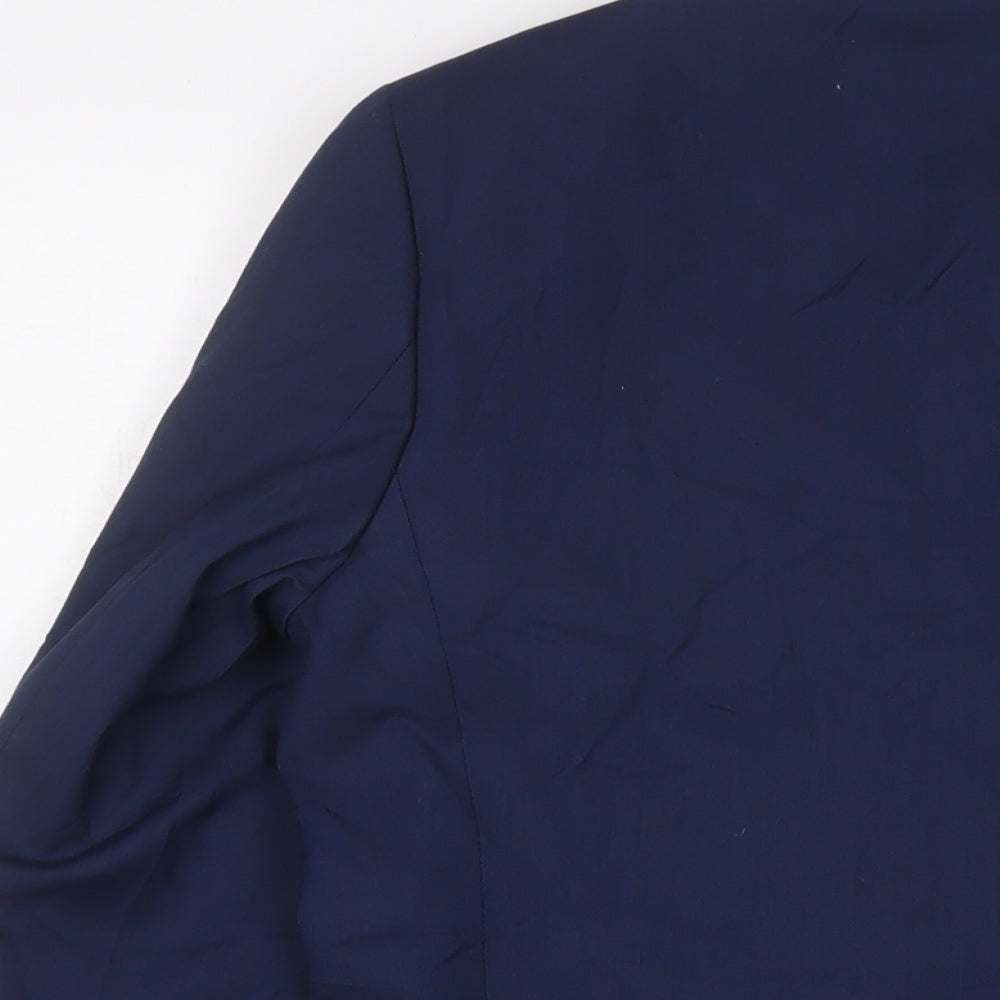 Mens UK Size 40 Marks and Spencer Regular Blue Suit Jacket