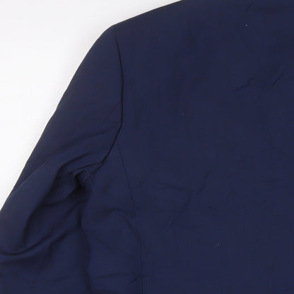 Mens UK Size 40 Marks and Spencer Regular Blue Suit Jacket