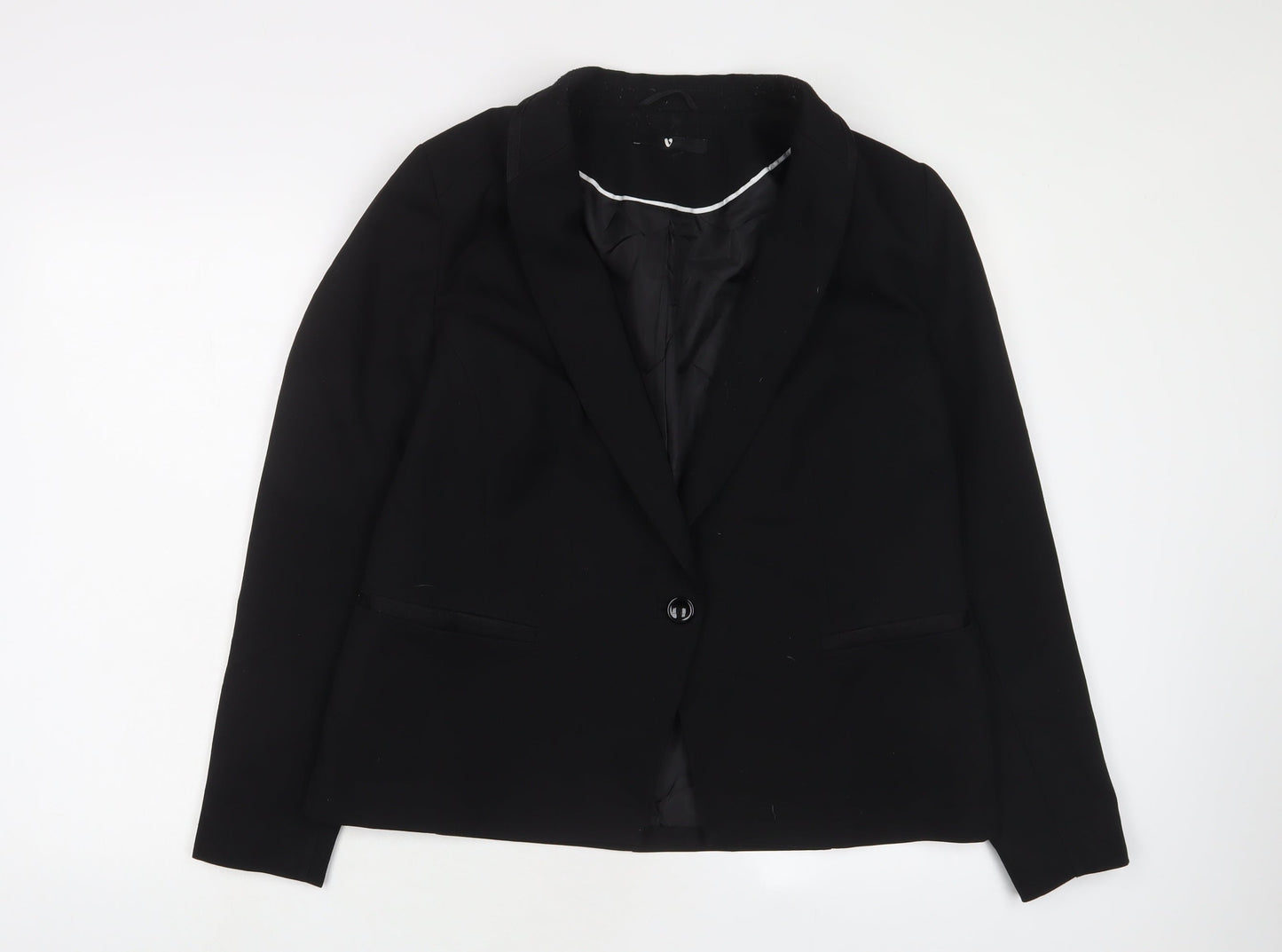 Womens UK Size 16 Very Black Jacket