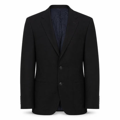 Marks & Spencer Mens Black Wool Jacket Suit Jacket Size 38 Regular