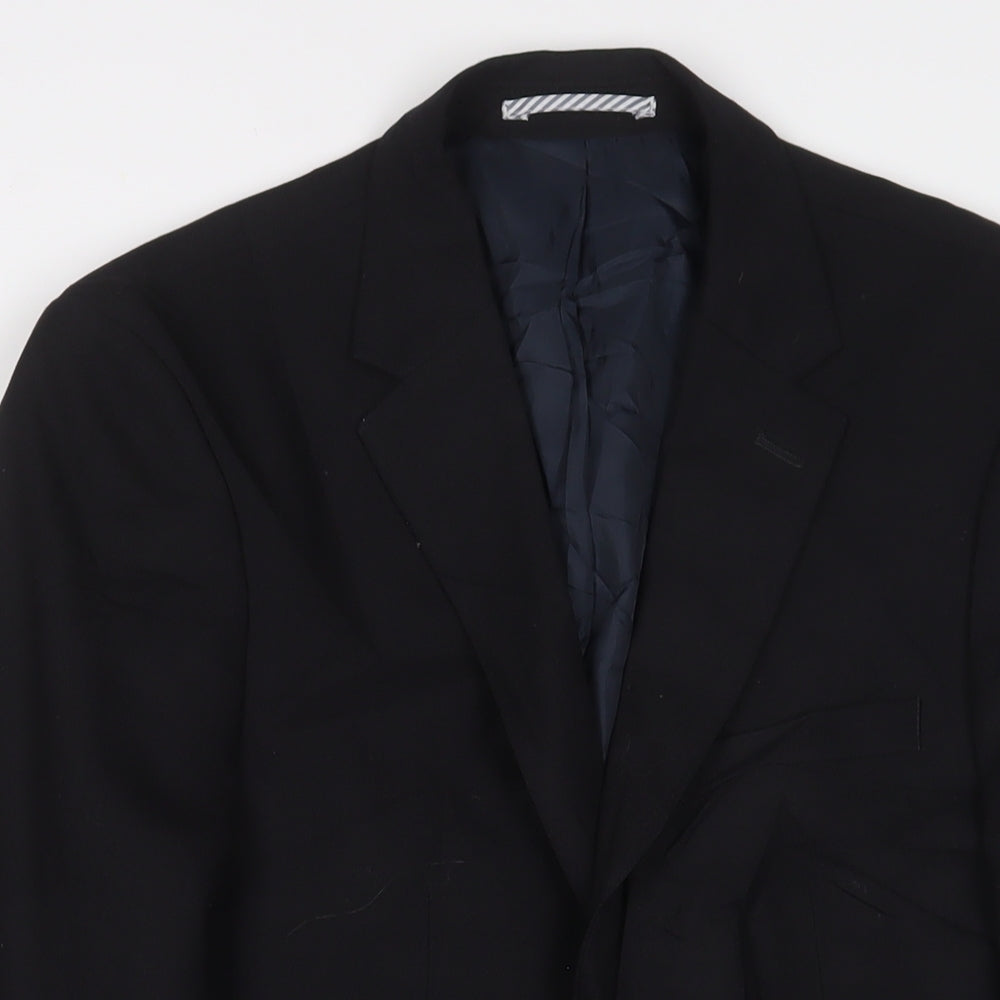 Mens UK Size 38 Marks and Spencer Regular Black Suit Jacket